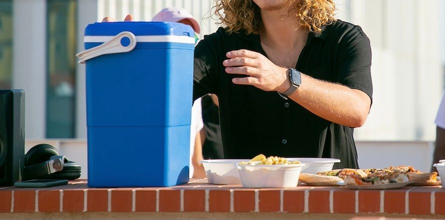 Even if you don’t use a 12v refrigerator or ice cooler, proper food storage and organization is key when living in a car.