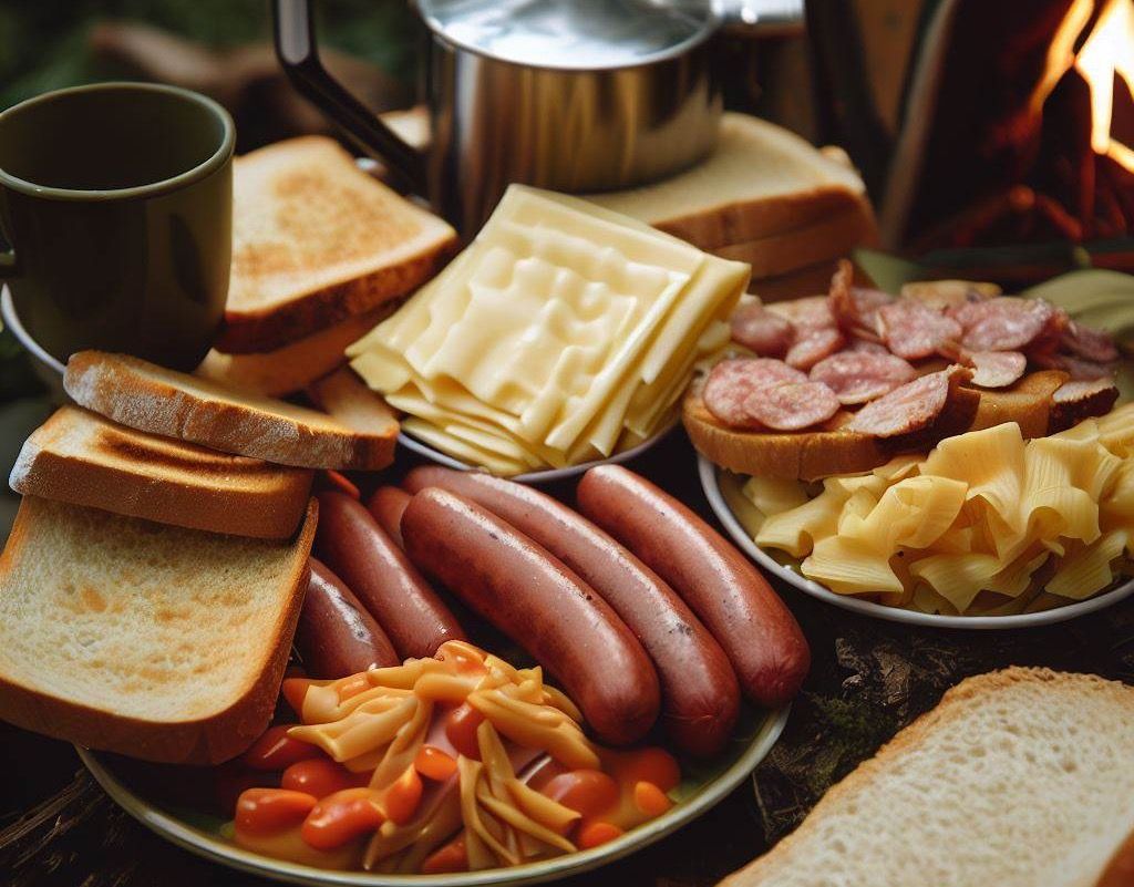 Low cost meals for camping